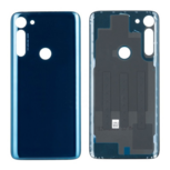 Motorola Moto G8 Power-Battery Cover + Adhesive- Blue