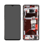 OnePlus 7T HD1901/HD1903-Display Complete + Frame- Frosted silver