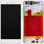 Huawei P10 Lite-LCD Display Module + Battery- White
