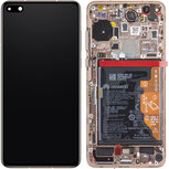 Huawei P40-LCD Display Module + Battery- Blush Gold