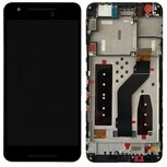 Huawei Nexus 6P-Display + Frame- Black