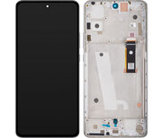 Motorola Edge 30-Display + Digitizer + Frame- Silver 