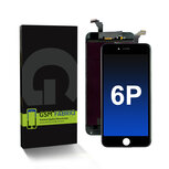 For iPhone 6 Plus Display + Module + Metal Plate A+ High Quality Top - Black
