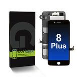 For iPhone 8 Plus Display + Module +Metal Plate A+ High Quality P/T- Black
