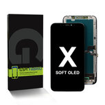 For iPhone X Display Module Soft Oled- Black