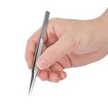 BT-11 Precision Pointed Straight Repair Tweezer 15mm 