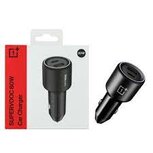 OnePlus SuperVOOC, Car Charger, 80W, 7.3A, 1 X USB-A - 1 X USB-C- Black