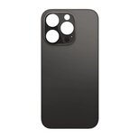For iPhone 14 Pro Back Glass- Black