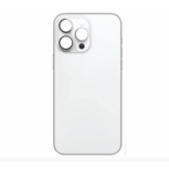 For iPhone 14 Pro Back Glass- Silver