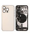 For iPhone 14 Pro Max Middle Frame Pulled (A) Complete With Parts (No Battery)- Gold