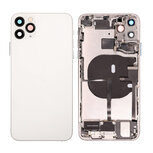 For iPhone 11 Pro Max  Middle Frame Pulled (A) Complete With Parts (No Battery- White