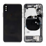 For iPhone XS Middle Frame Pulled (A) Complete With Parts (No Battery)- Black