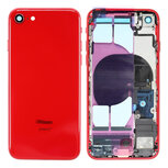 For iPhone SE 2020 Middle Frame Pulled (A) Complete With Parts (No Battery) - Red