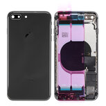 For iPhone 8 Plus Middle Frame Pulled (A) Complete With Parts - Black