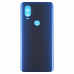 Motorola One Vision-Battery Cover + Camera Lens- Sapphire blue