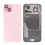 For iPhone 15 Plus Back Glass With Flex- Pink