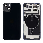 For iPhone 14 Plus Back Glass With Flex- Black