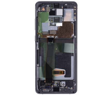Samsung Galaxy S20 Ultra SM-G988F-Display Complete (No Front Camera)- Cosmic Black