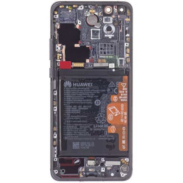 Huawei P40 Pro-LCD Display Module + Battery- Black
