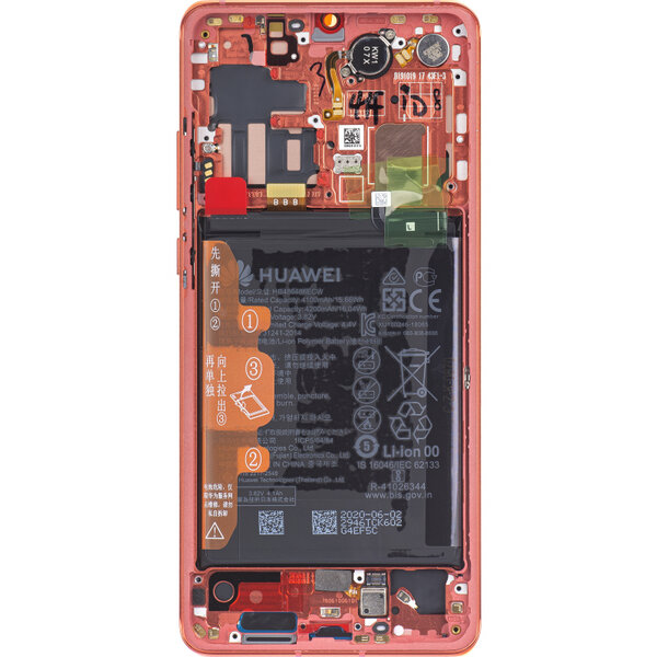 Huawei P30 Pro- LCD Display Module + Battery- Red