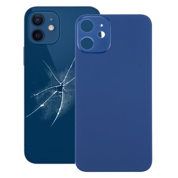 For iPhone 12 Mini Back Glass - Blue