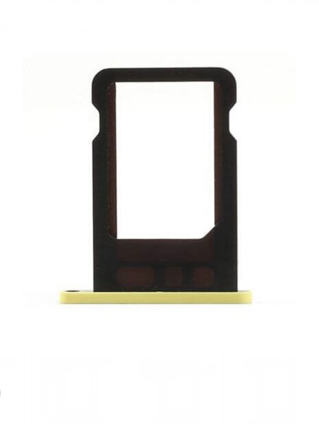 For iPhone 5C-Sim Holder- Yellow