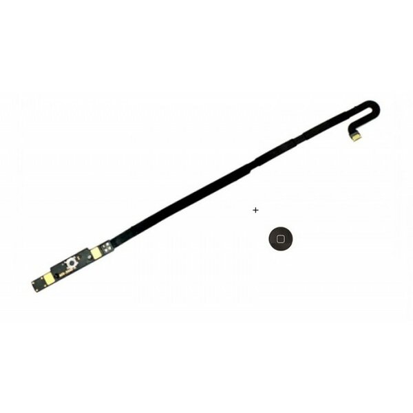 For iPad 4-Home Button Flex- Black
