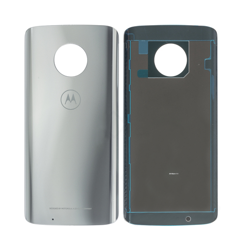 Motorola Moto G6-Battery Cover- Silver
