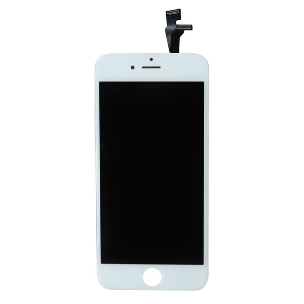 For iPhone 6 Display + Module + Metal Plate High Quality P/T - White