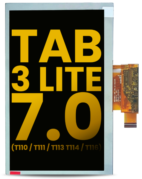 Samsung Galaxy Tab 3 Lite 7.0 SM-T110/SM-T111-Display- Black