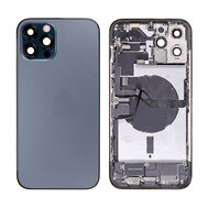 For iPhone 12 Pro Max Middle Frame Pulled (A) Complete With Parts (No Battery)- Blue