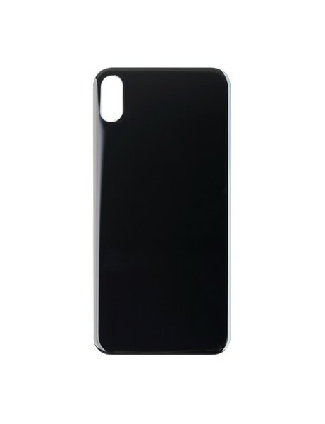 For iPhone XS Max Back Glass- Black
