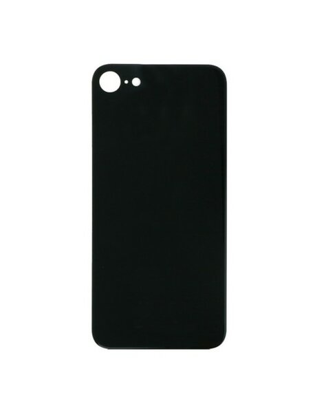 For iPhone SE 2020 Back Glass- Black