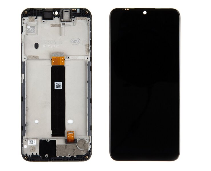 Motorola Moto E6 Plus-Display + Digitizer + Frame- Black