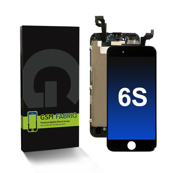 For iPhone 6S Display + Module +Metal Plate A+ High Quality P/T - Black