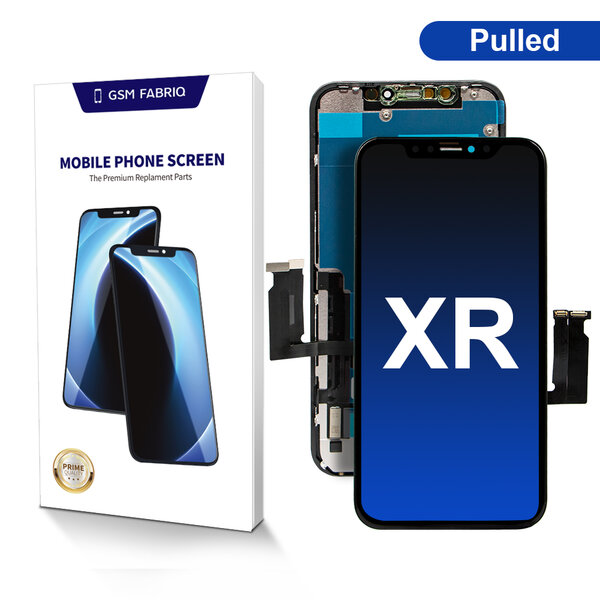 For iPhone XR (LG: DTP/C3F)-Display + Module Pulled- Black
