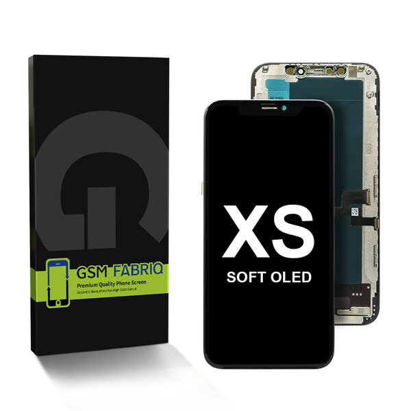 For iPhone XS Display Module Soft Oled- Black