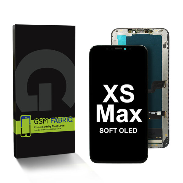 For iPhone XS Max Display Module Soft Oled- Black