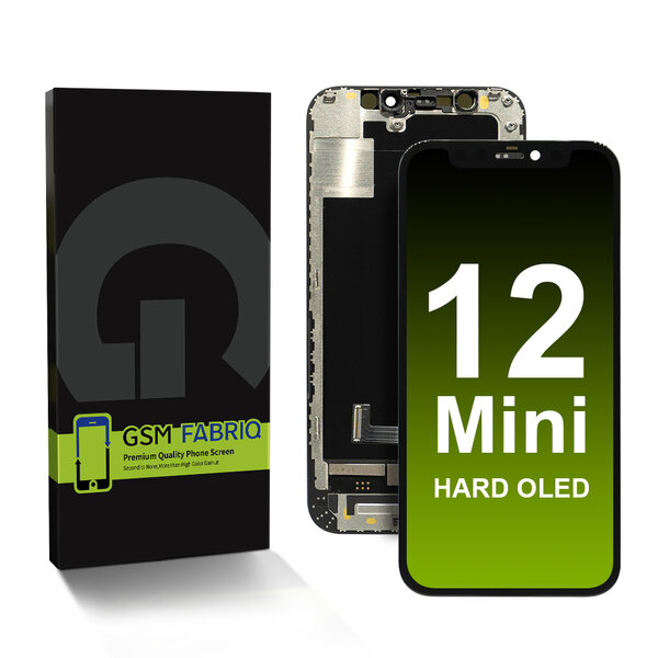For iPhone 12 Mini Display Module Hard Oled - Black
