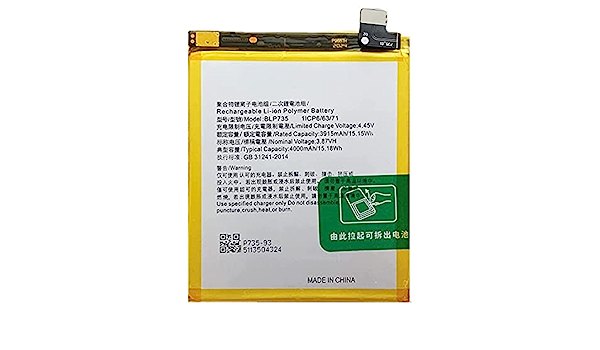 Oppo Reno 2 CPH1907-Battery- 4000mAh BLP735 