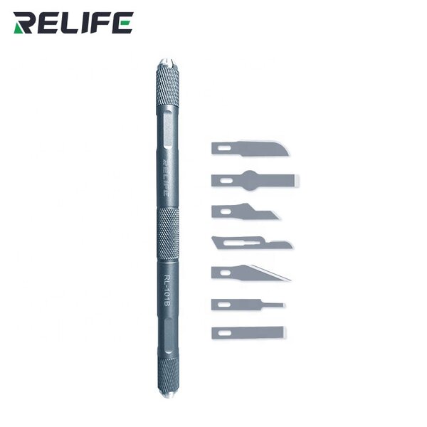 Relife RL-101B Motherboard BGA PCB IC CPU High Toughness Remove Glue Knife Set  8-in-1