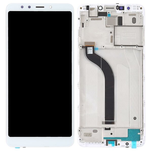 Xiaomi Redmi 5-Display + Digitizer + Frame- White