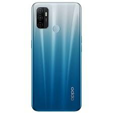 Oppo A32-Battery Cover- Blue