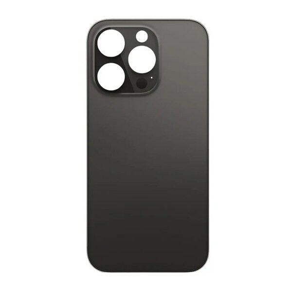 For iPhone 14 Pro Back Glass- Black