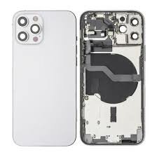 For iPhone 14 Pro Max Middle Frame Pulled (A) Complete With Parts (No Battery)- White