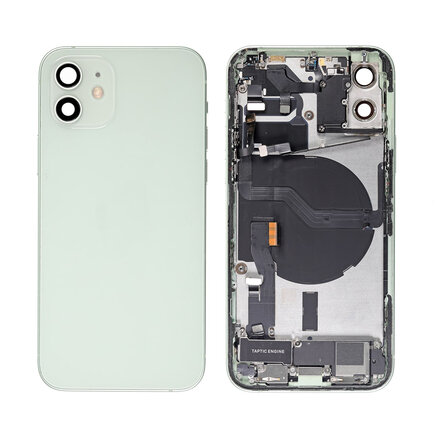 For iPhone 12 Middle Frame Pulled (A) Complete With Parts (No Battery) - Green