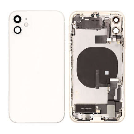 For iPhone 11 Middle Frame Pulled (A) Complete With Parts (No Battery)- White
