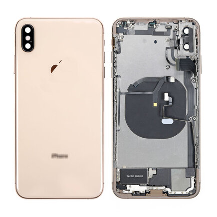 For iPhone XS Max Middle Frame Pulled (A) Complete With Parts - Gold