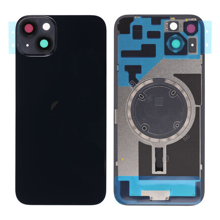 For iPhone 14 Plus Back Glass- Black