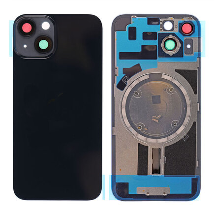 For iPhone 14 Back Glass- Black